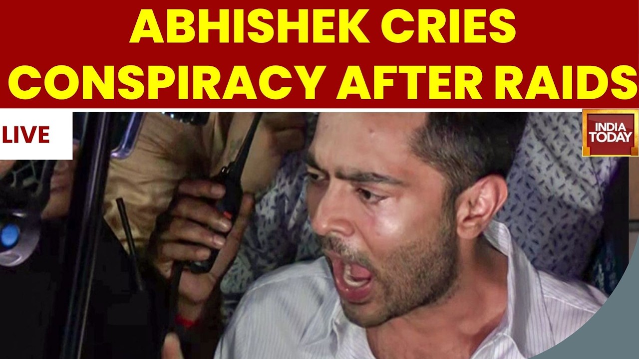 LIVE: Abhishek Banerjee Cries Conspiracy Over Raids | 'My Entire Residence Was Searched' |TMC Crisis