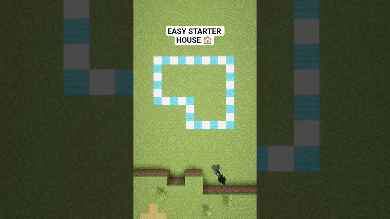 Minecraft: Easy Starter House 🏡✨ 