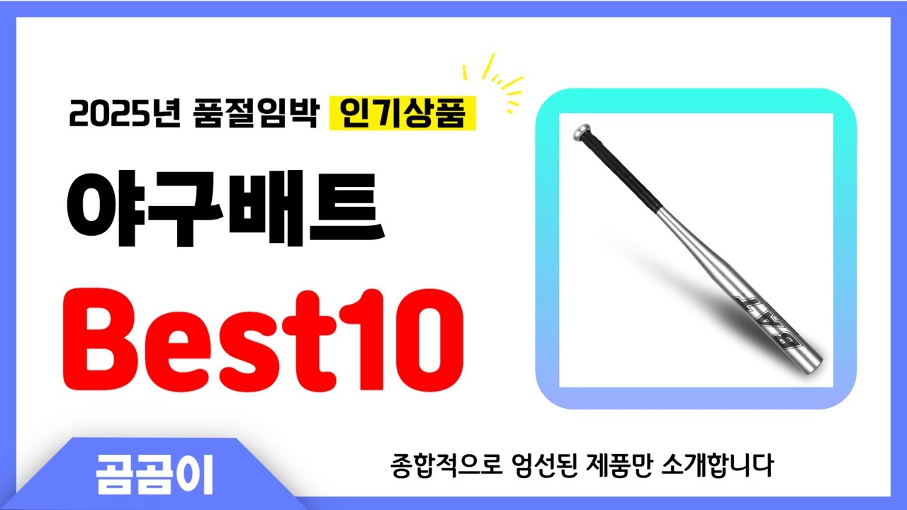 야구배트 추천 BEST10 인기 가성비 모두 갖춘 역대급 인기상품✔️