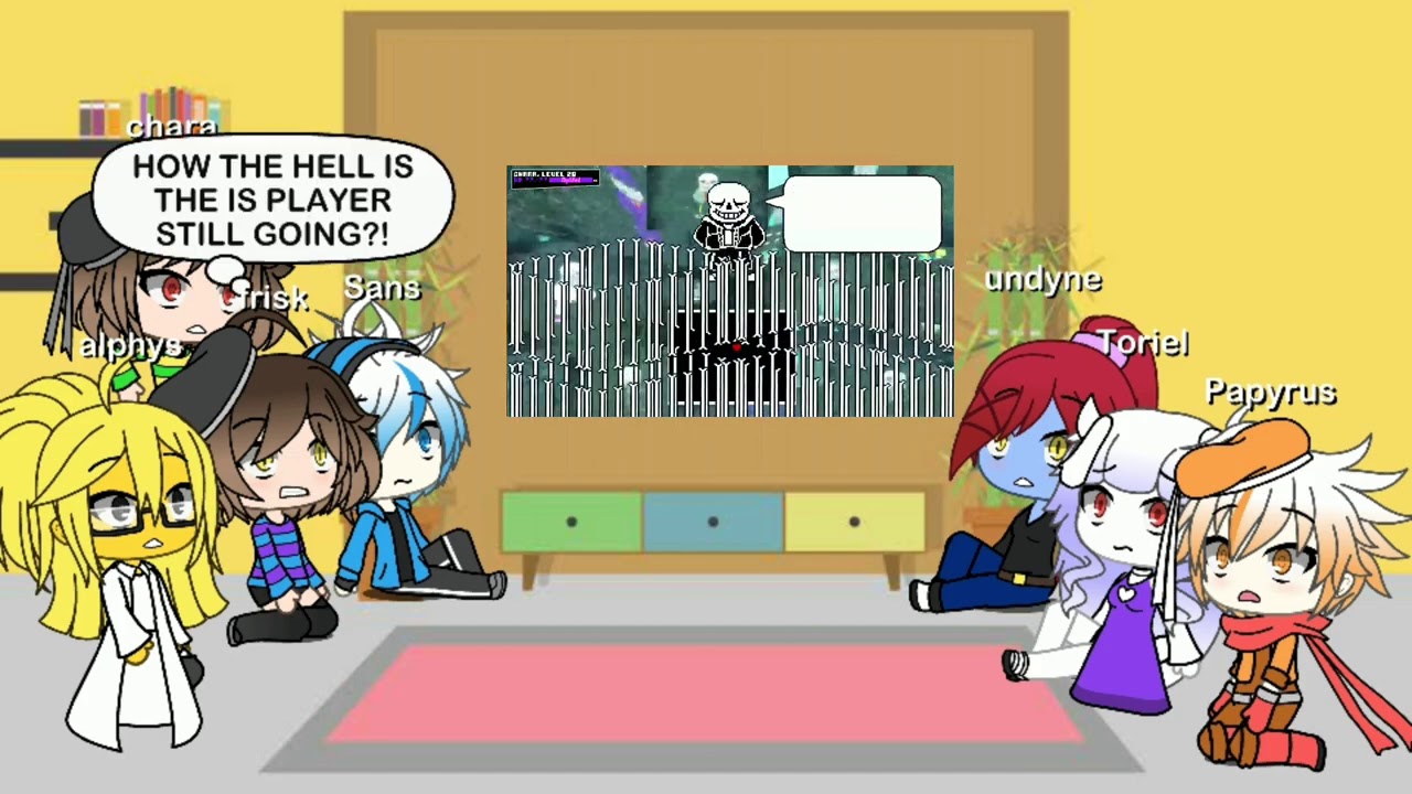 Undertale reacts to 