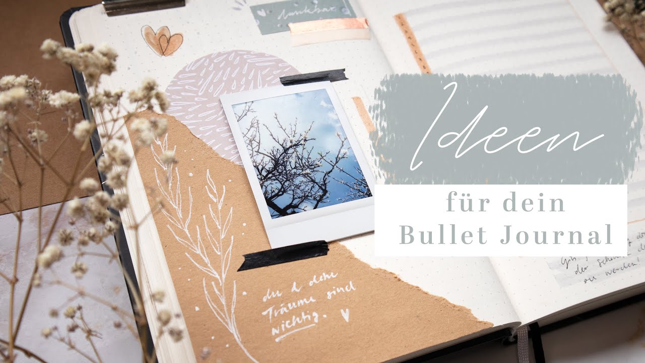 4 schöne Spread Ideen für dein Bullet Journal (Deutsch) 🌸 | BULLET JOURNAL IDEEN