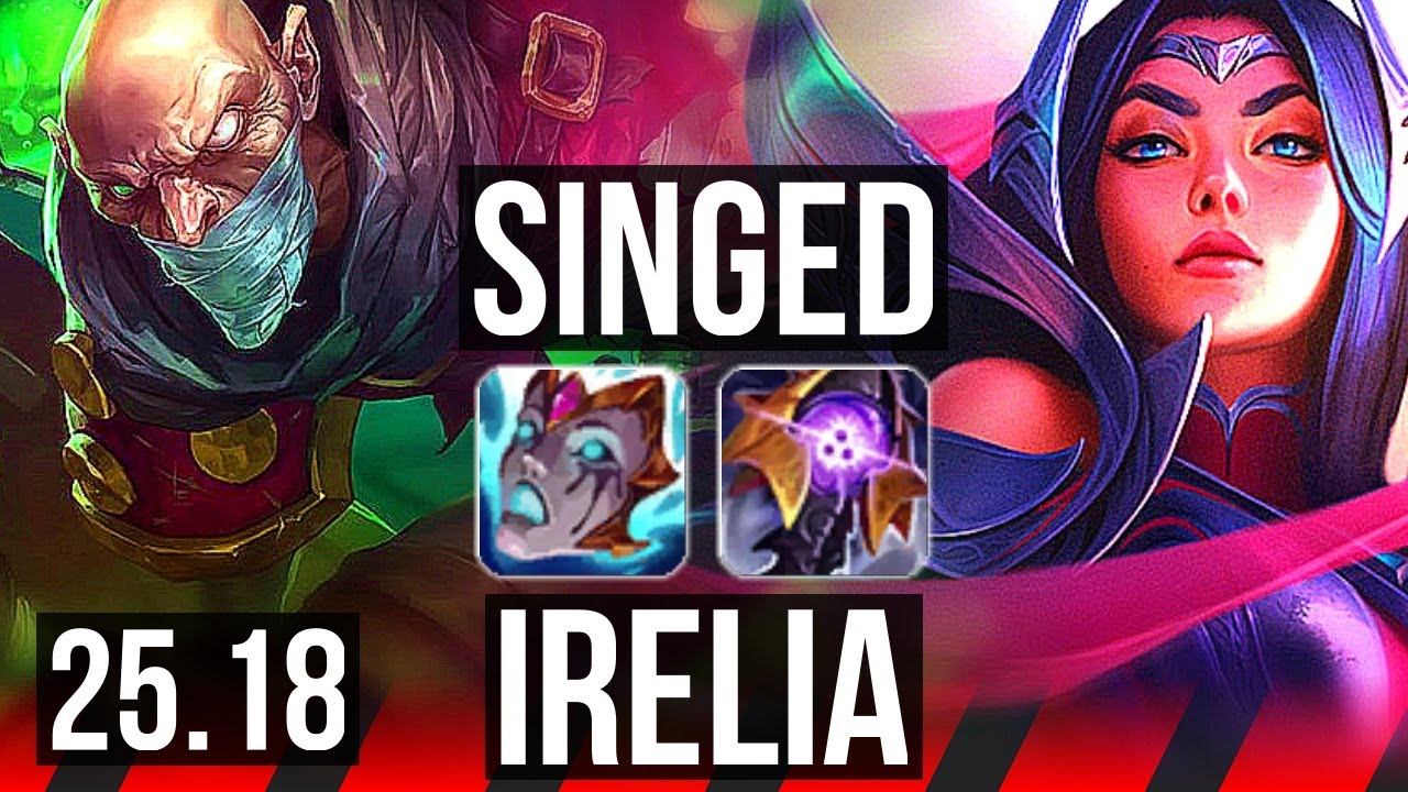 SINGED vs IRELIA (TOP) | 8/2/10 | KR Master | 25.18