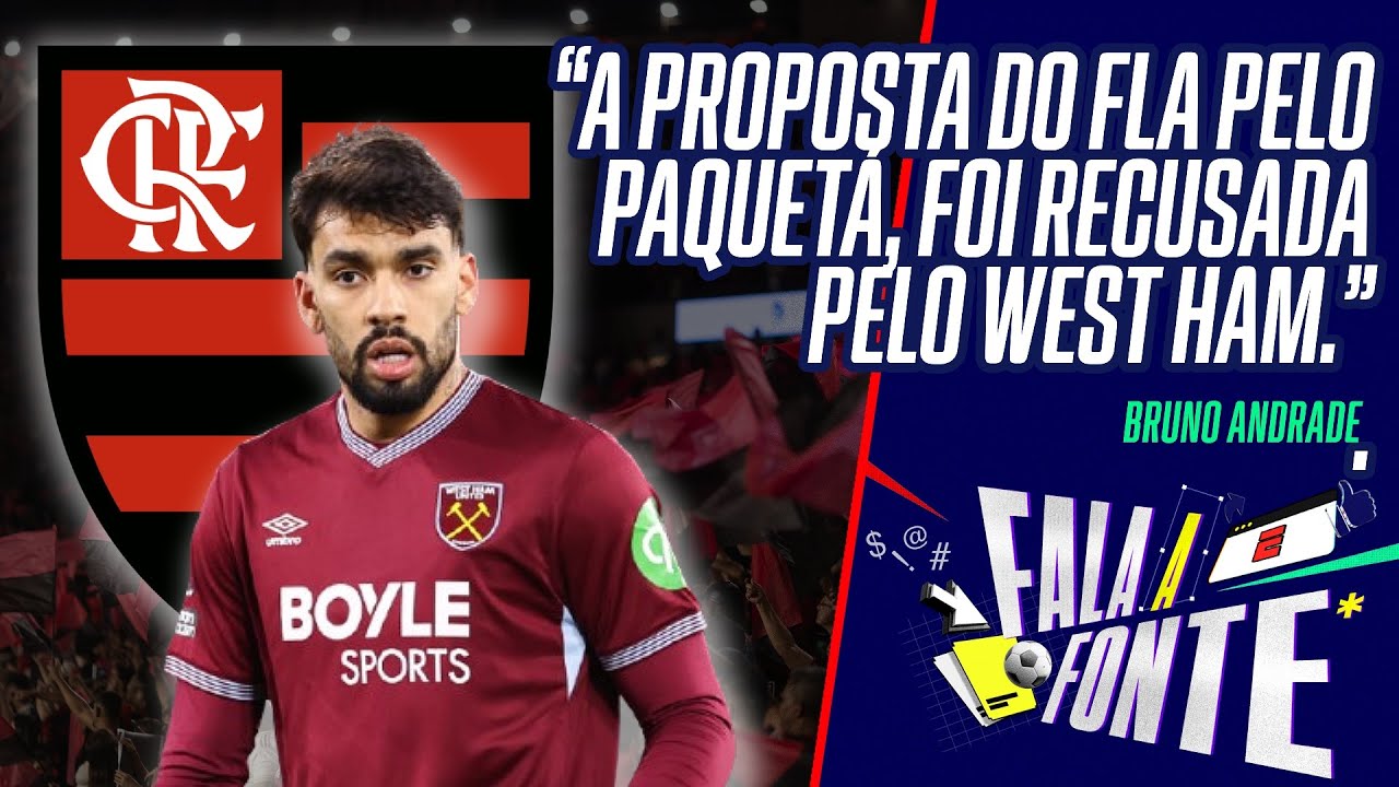 NEGÓCIO ENTRE FLAMENGO E PAQUETÁ ESFRIOU? WEST HAM RECUSA PROPOSTA DE 40 MILHÕES DE EUROS; ENTENDA