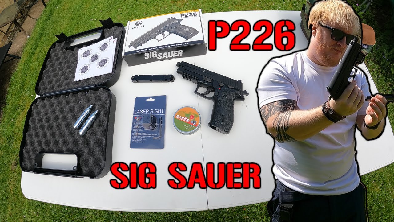 SIG SAUER p226 C02 Air Pistol Built Like The Real Thing