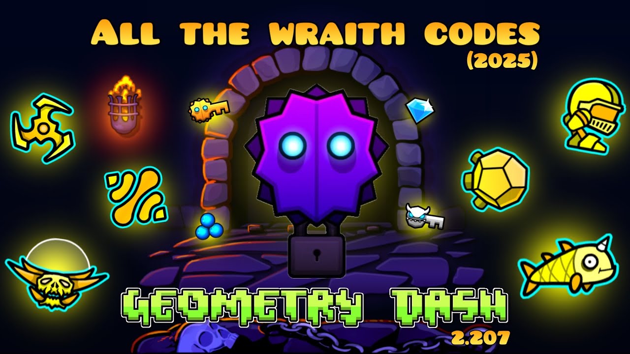 All &ldquo;The Wraith&rdquo; Codes (2025) | Geometry Dash 2.207