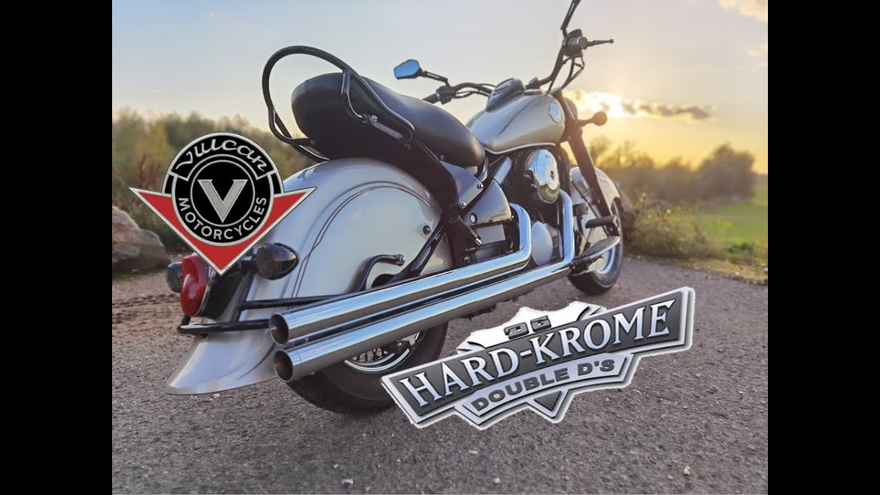 Kawasaki VN800 Drifter - HardKrome American Classic II (SOUNDCHECK)