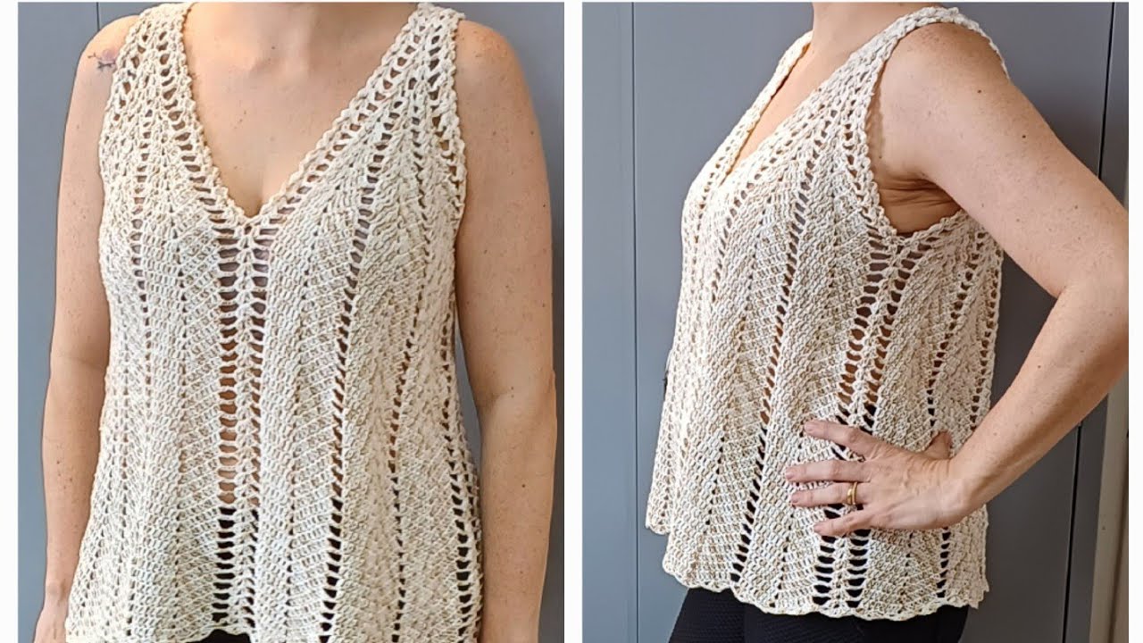 Blusa Regata de croche,mesmo que seja iniciante conseguirá fazer #blusaregatadecroche #blusadecroche