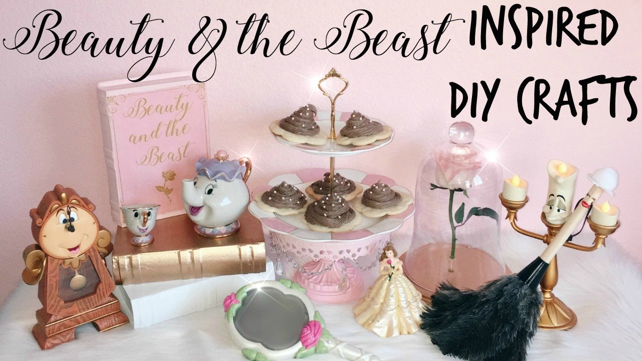 Easy & Affordable Beauty & the Beast Inspired DIY Crafts! ♡