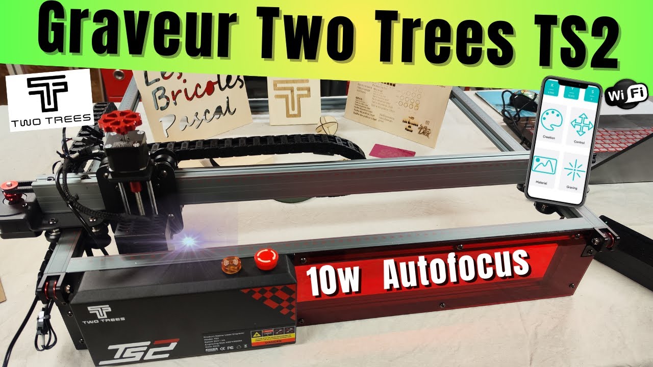 Graveur Laser Two Trees TS2 : le premier graveur avec le réglage autofocus