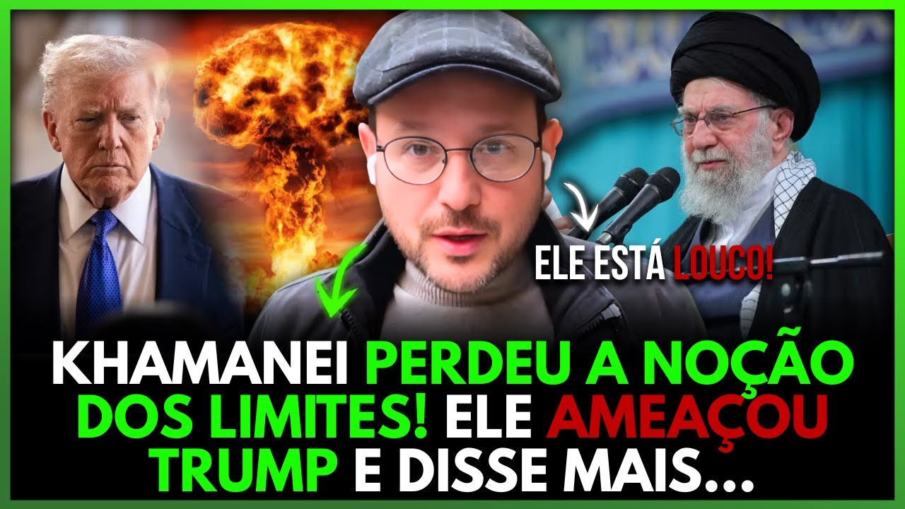 KHAMANEI AMEAÇOU TRUMP? A COISA TA FEIA!