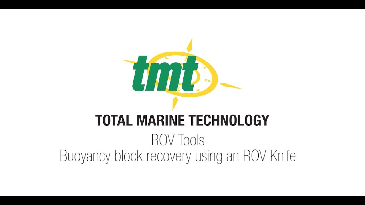 TMT ROV   Cutting buoy rope