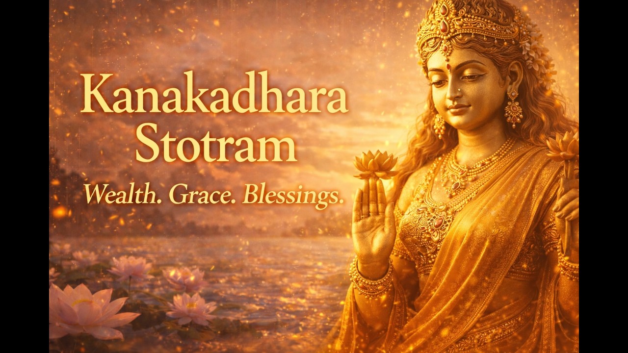 Kanakadhara Stotram | Powerful Lakshmi Stotra for Wealth, Prosperity & Divine Blessings