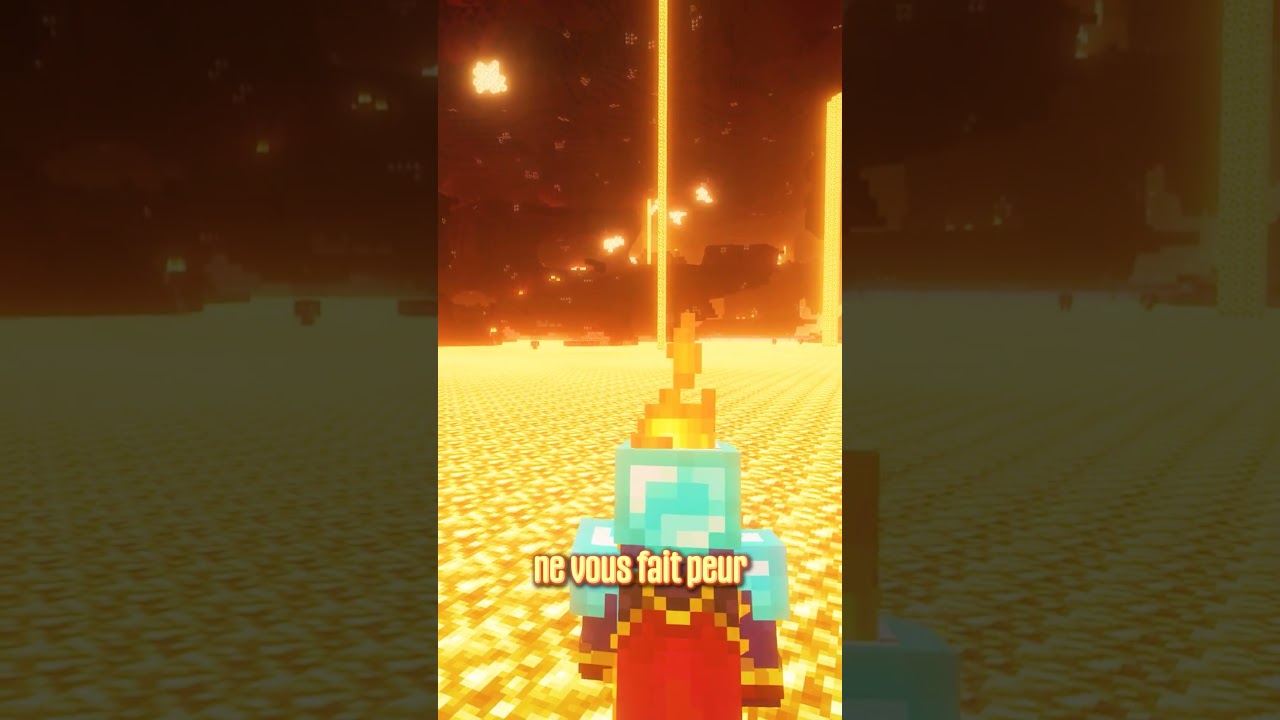 Comment trouver de la NETHERITE sur Minecraft ? #shorts