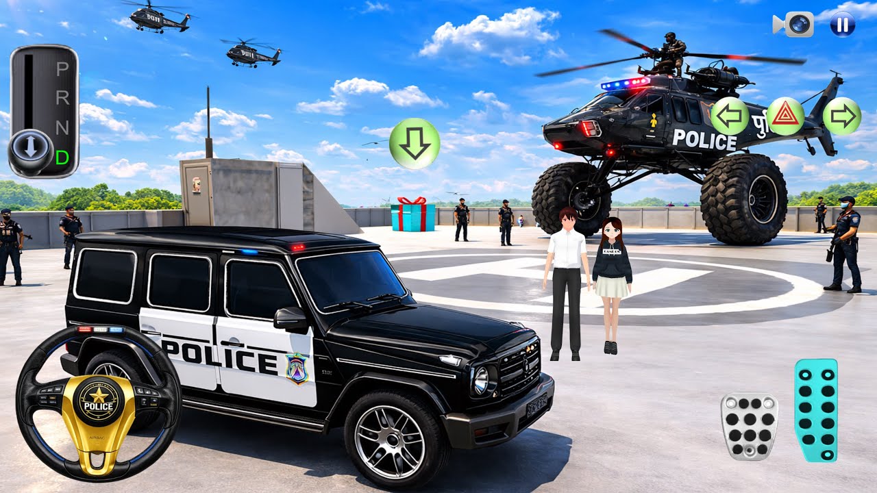 New Monster Helicopter Mission 🚁 Secret Gift found - 3d Driving Class android game play || Car Game