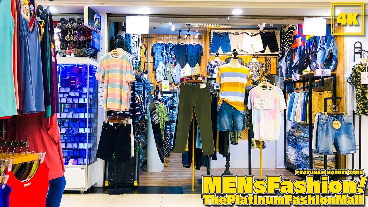 MENs Fashion Shopping!The Platinum Fashion Mall(4th Floor) Pratunam Market Zone