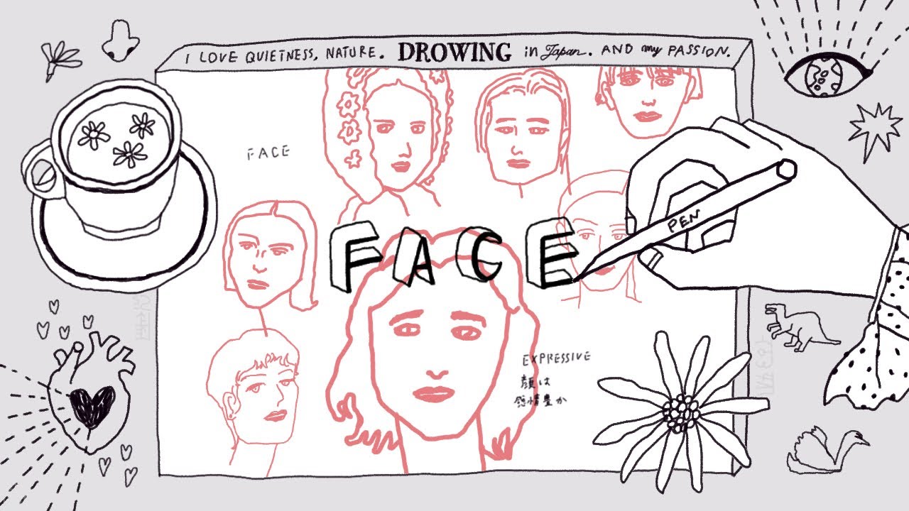 Pen Face Drawing｜ How To Draw Face