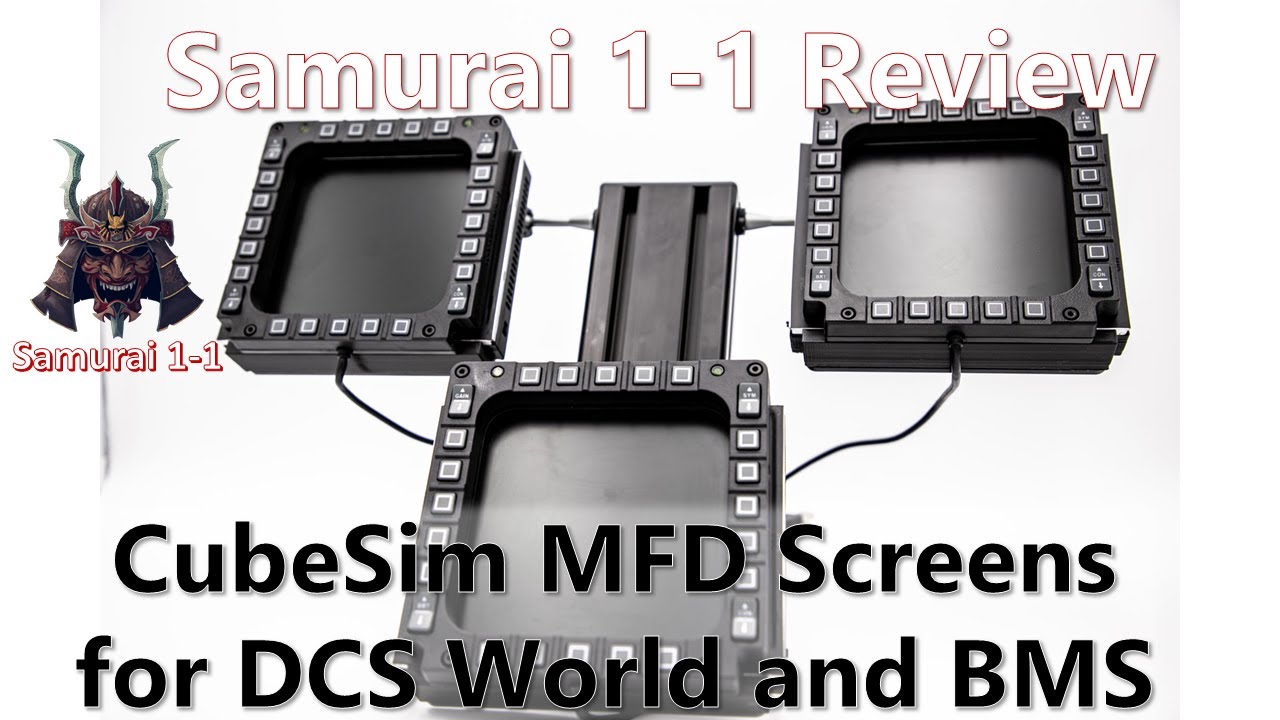 Samurai 1-1 Review: The CubeSim MFD Screens for DCS World and Falcon 4.0 BMS