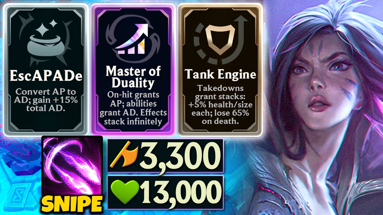 3,300 AD Sniper Kai'Sa: Infinite Stacking AD & HP God Roll | ARAM Mayhem