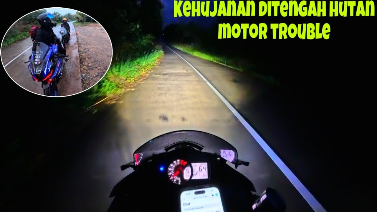 ZX25R RUSAK TERSESAT DI HUTAN SUMATERA‼️ TOURING LINTAS PALING MENEGANGKAN