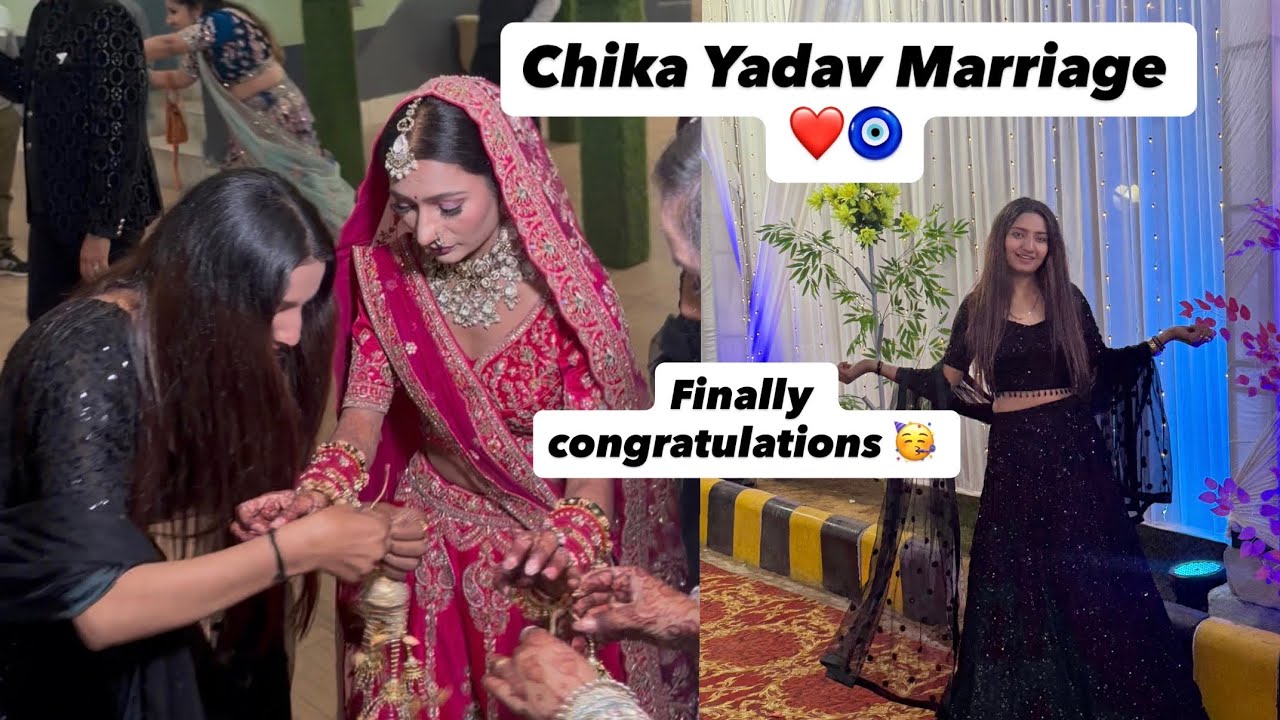 Chika ki shadhi ho gai finally Sweety Tyagi @Chika_yadav 