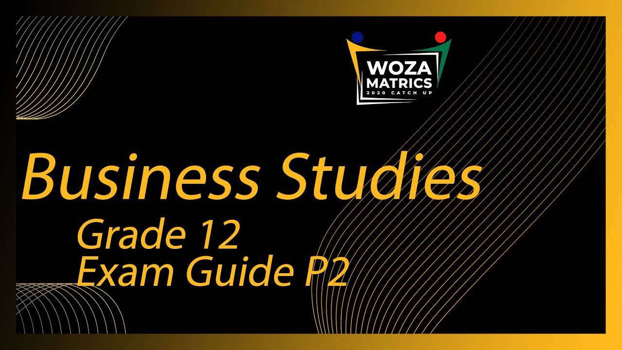Business Studies Exam Guide Paper 2