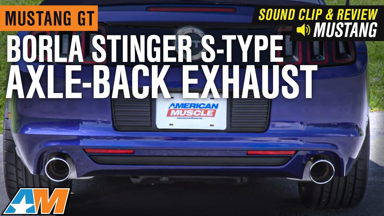 2013-2014 Mustang GT Borla Stinger S-Type Axle-Back Exhaust Sound Clip & Review
