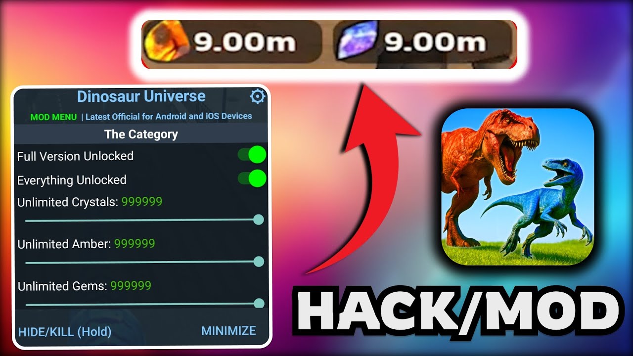 Dinosaur Universe Hack 2026 &ndash; Unlimited Crystals, Amber & Meat (Mod APK iOS & Android)