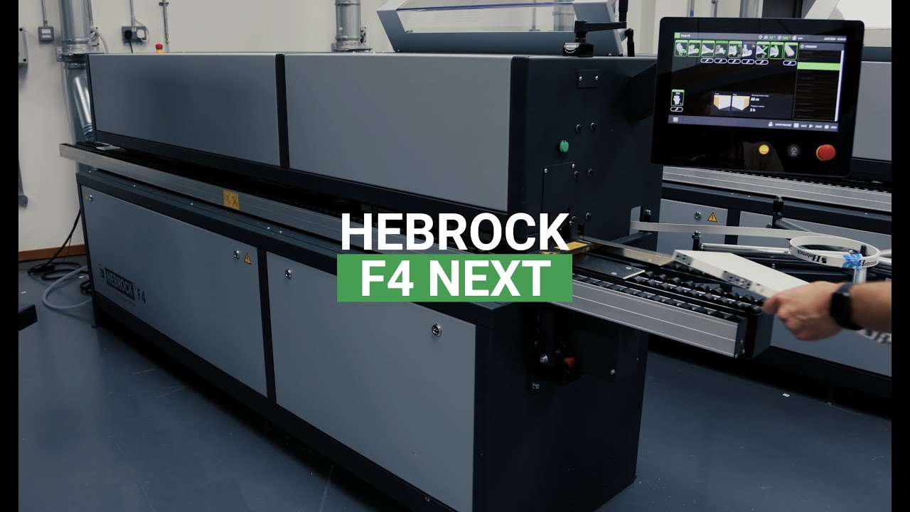Hebrock F4 Next Edgebander - Guided Tour