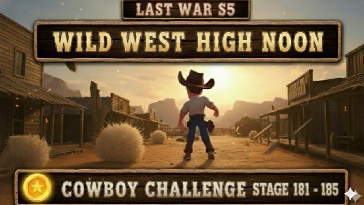 Last War Season 5 : High Noon Stage 181 - 185 Guide ! 