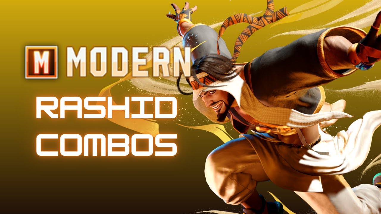 Rashid Modern Control Combos - Street Fighter 6