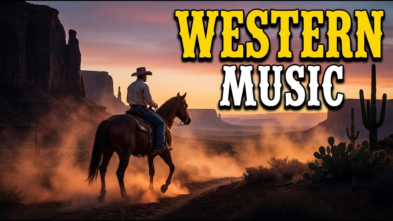Golden Cowboy Sunset 🤠🌅 | Soft Western Guitar & Peaceful Frontier Vibes (2 Hours)