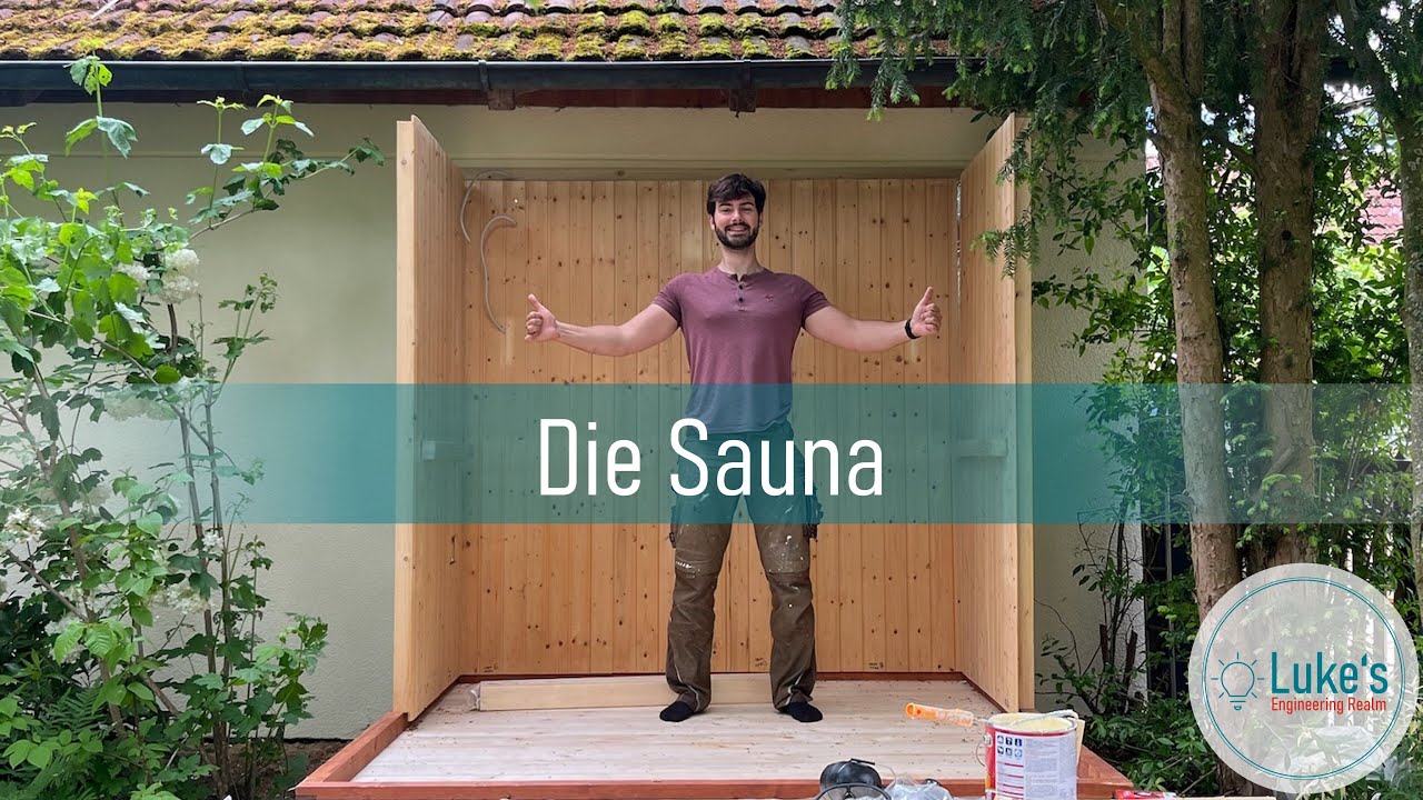 Ich baue (fast) alleine eine DIY Gartensauna
