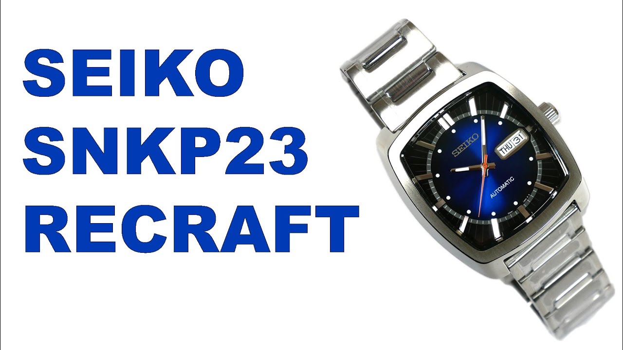 Seiko SNKP23 RECRAFT Series Automatic self Wind Watch