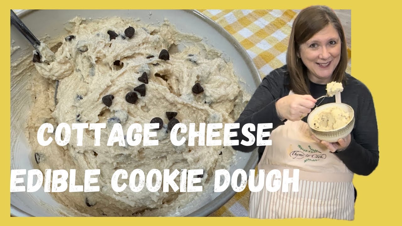 Cottage Cheese Edible Cookie Dough / Keto Friendly Recipe / Gluten Free