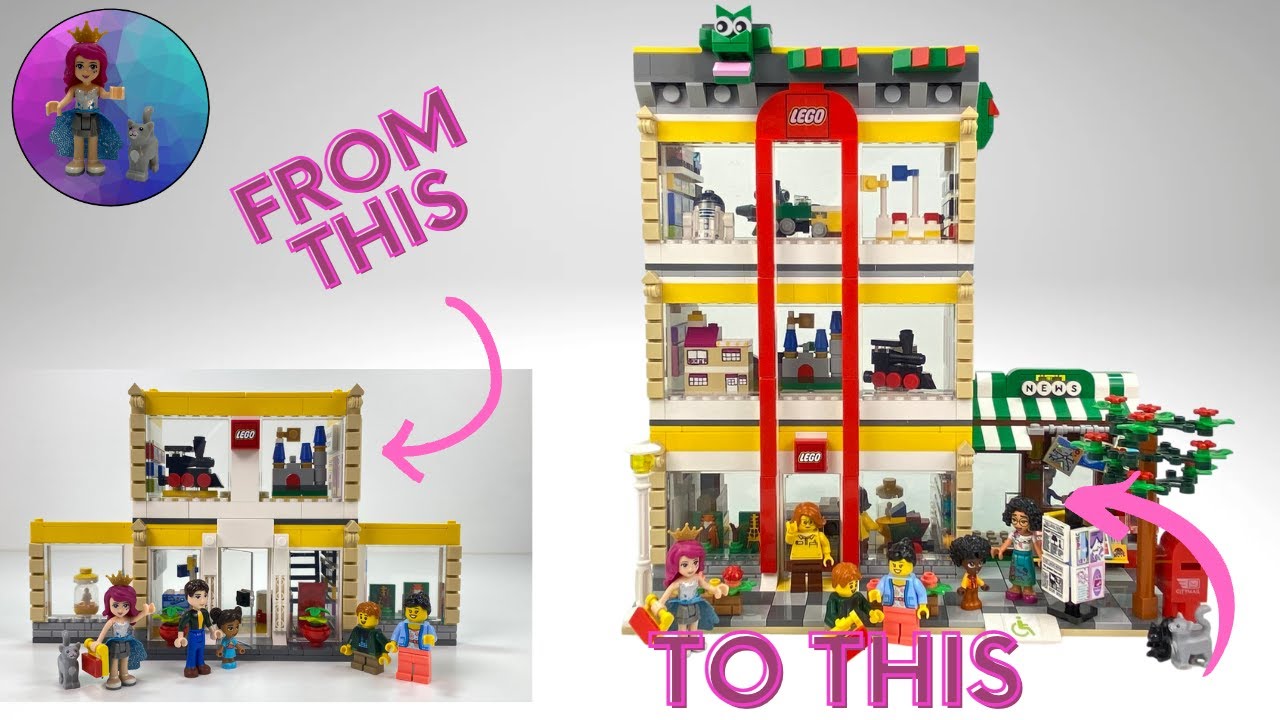 LEGO Brand Store Custom MOC- Adding to my Main Street