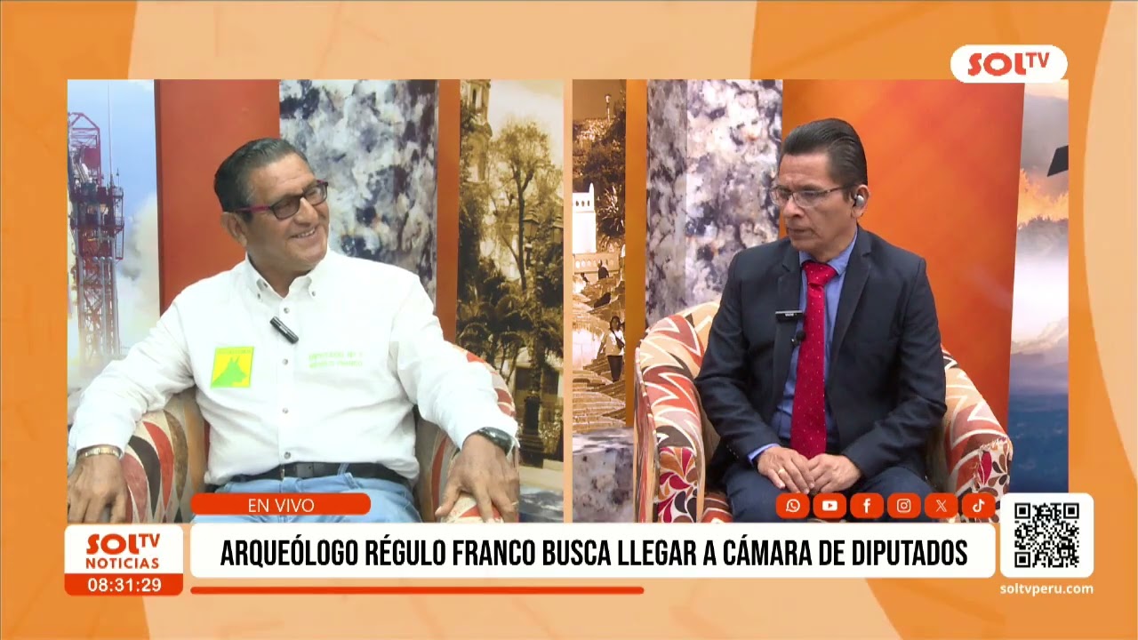 Elecciones 2026: Arqueólogo Régulo Franco busca llegar a cámara de diputados