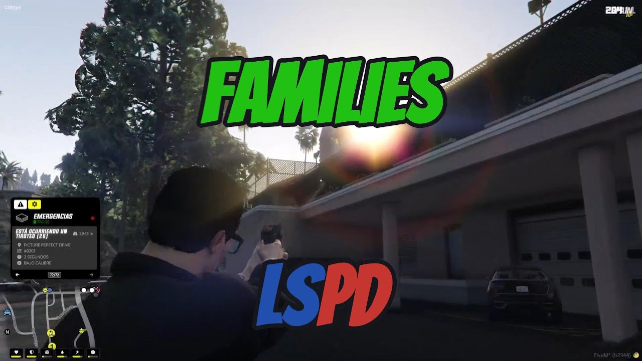 TIROTEO 🍀 Families 🍀 VS LSPD  SpainRP GTA V ROLEPLAY