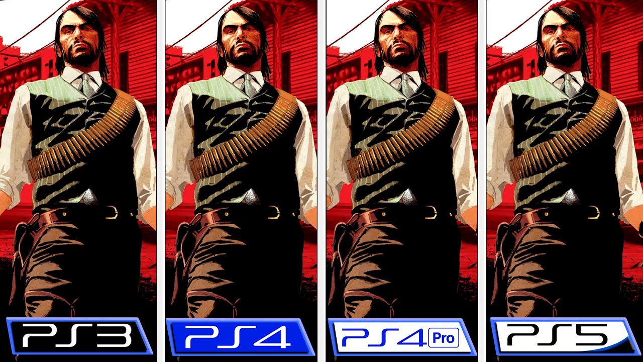 Red Dead Redemption | PS3 - PS4 - PS4  Pro - PS5 | Graphics Comparison | Analista De Bits