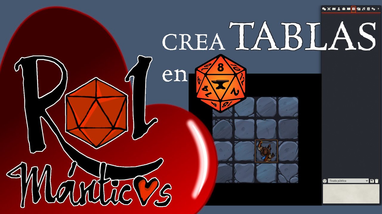 Foundry VTT - Tutorial: Crea tus propias Tablas