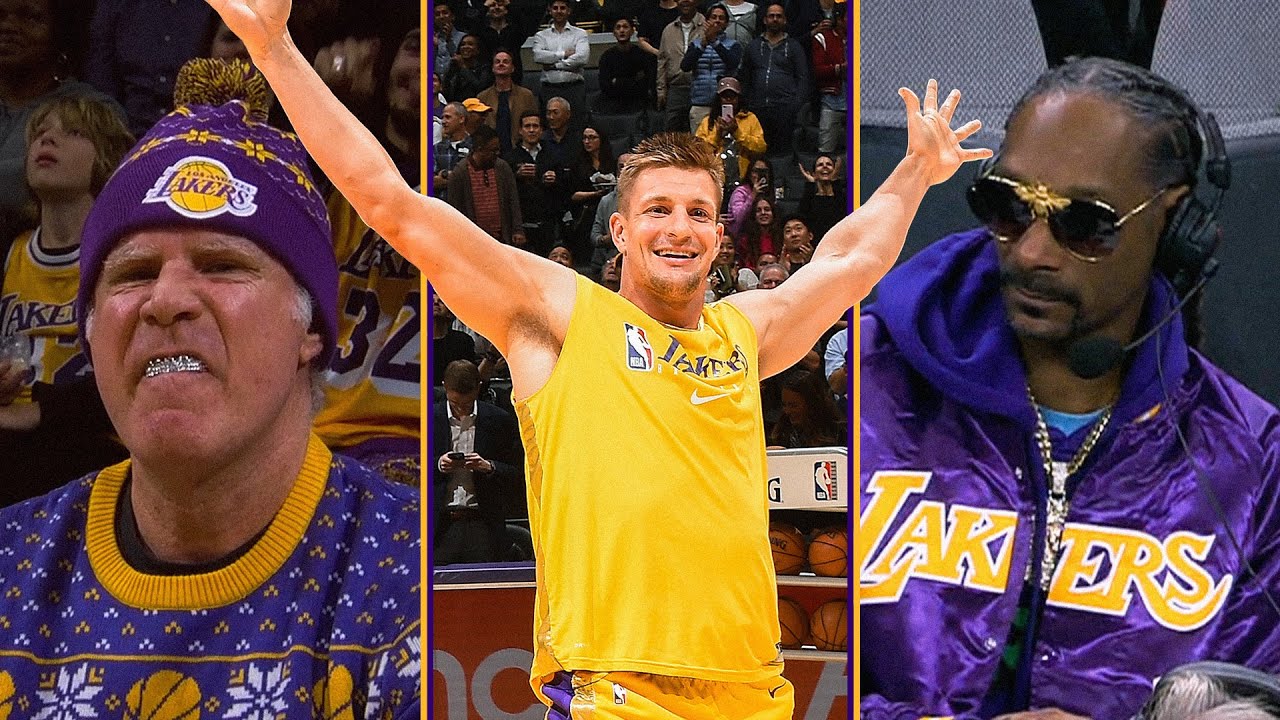 ICONIC Celebrity Moments at Lakers Games - Snoop Dogg, Will Ferrell, Jack Black & MORE