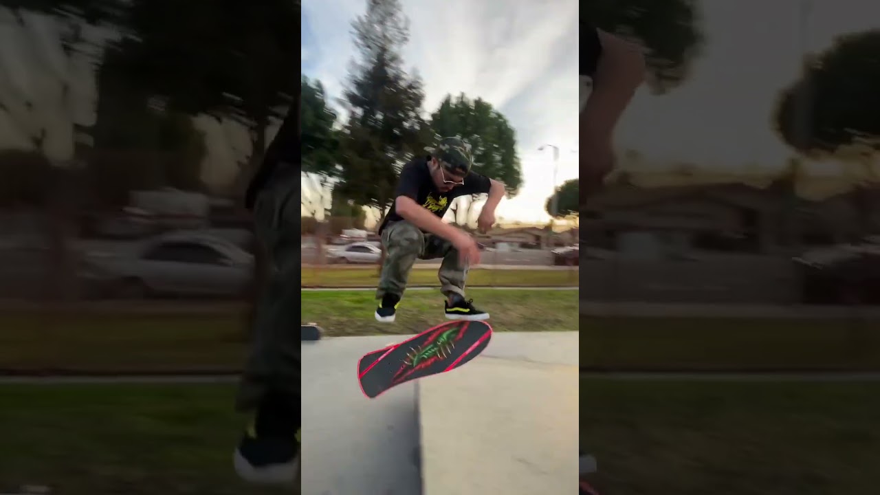 My 3 favorite tricks done on an Old School Skateboard.🛹💨