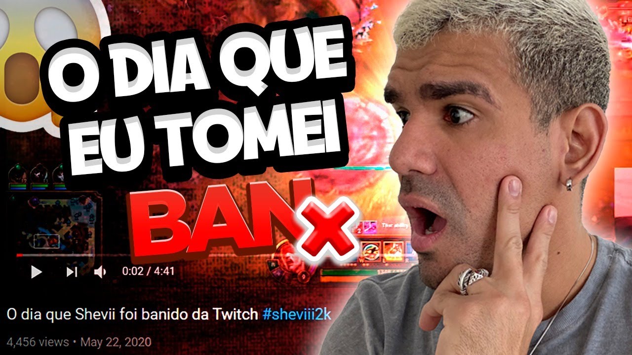 REACT DO MEU BAN DA TWITCH