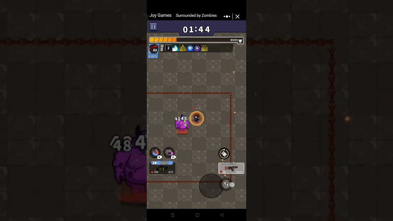 SURROUNDED BY ZOMBIE , NEW SPEL (AGAINST THE KING #1)  #gamezombie #SURRONDEDBYZOMBIE #funnygameplay