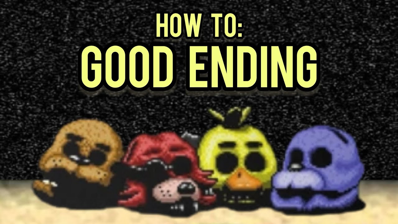 HOW TO: FNaF 3 GOOD ENDING Tutorial + Guide Walkthrough & Commentary