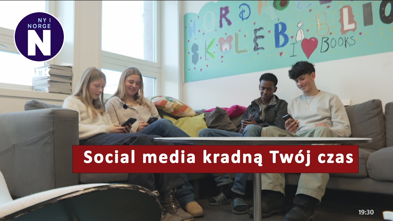 Media społecznościowe kradną Twój czas    Sosiale medier stjeler tiden din