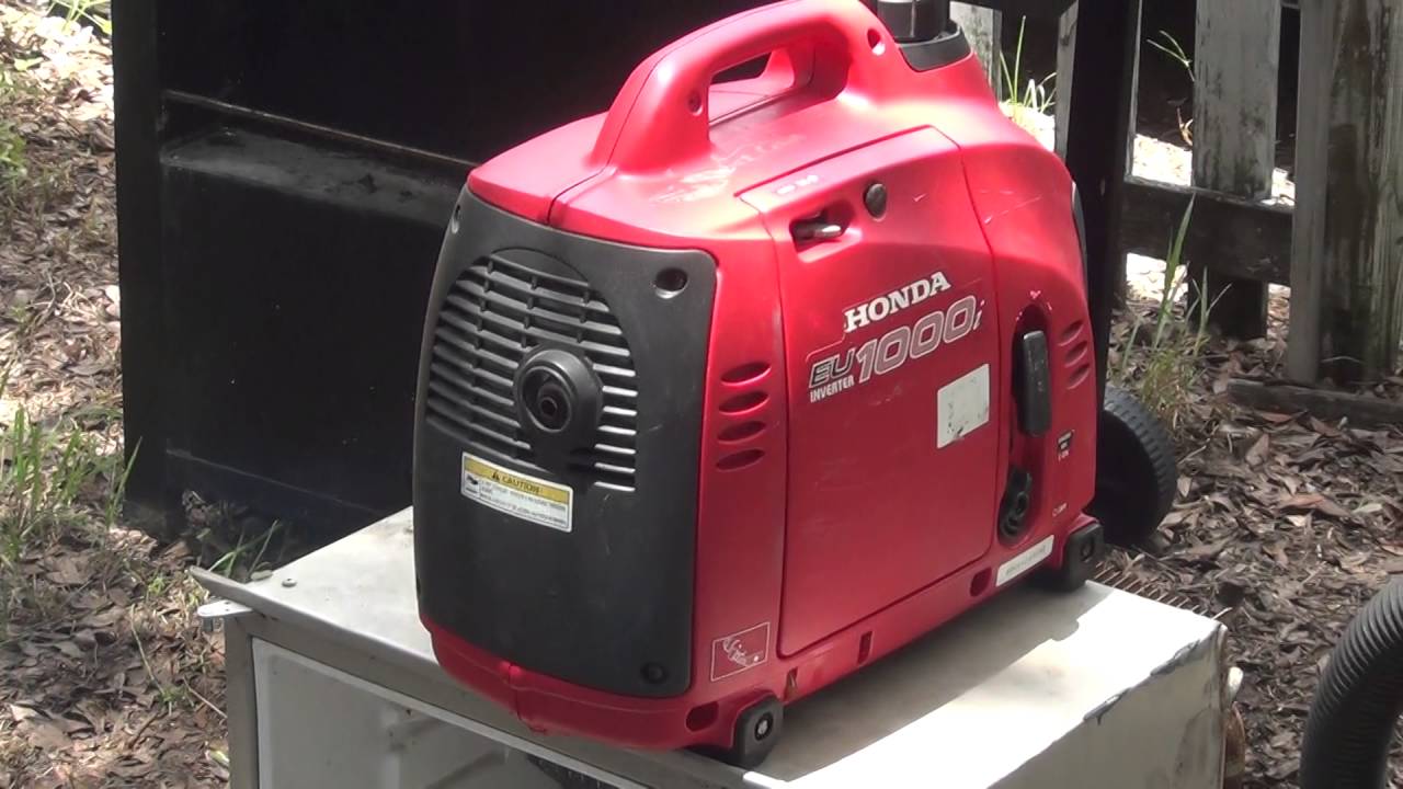 Honda EU1000i Exaust Smoking After Oil Change