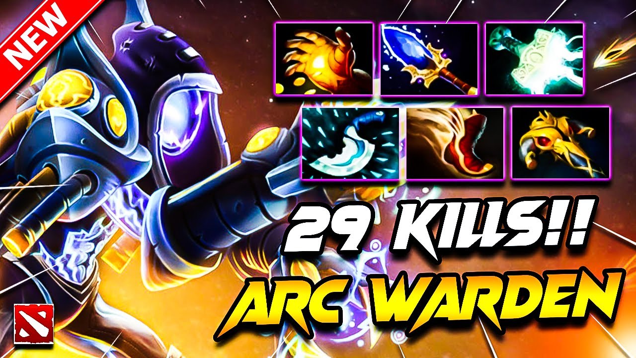 29 Kills ARC WARDEN DOTA 2 Gameplay | Dota 2 ARC WARDEN Gameplay | ARC WARDEN Carry Build 7.40