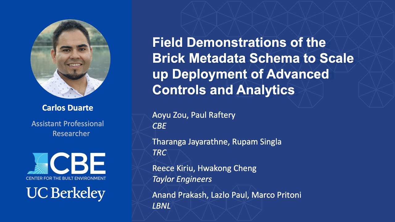 Field Demonstrations of Brick Metadata Schema to Scale Deployment of Advanced Controls & Analytics