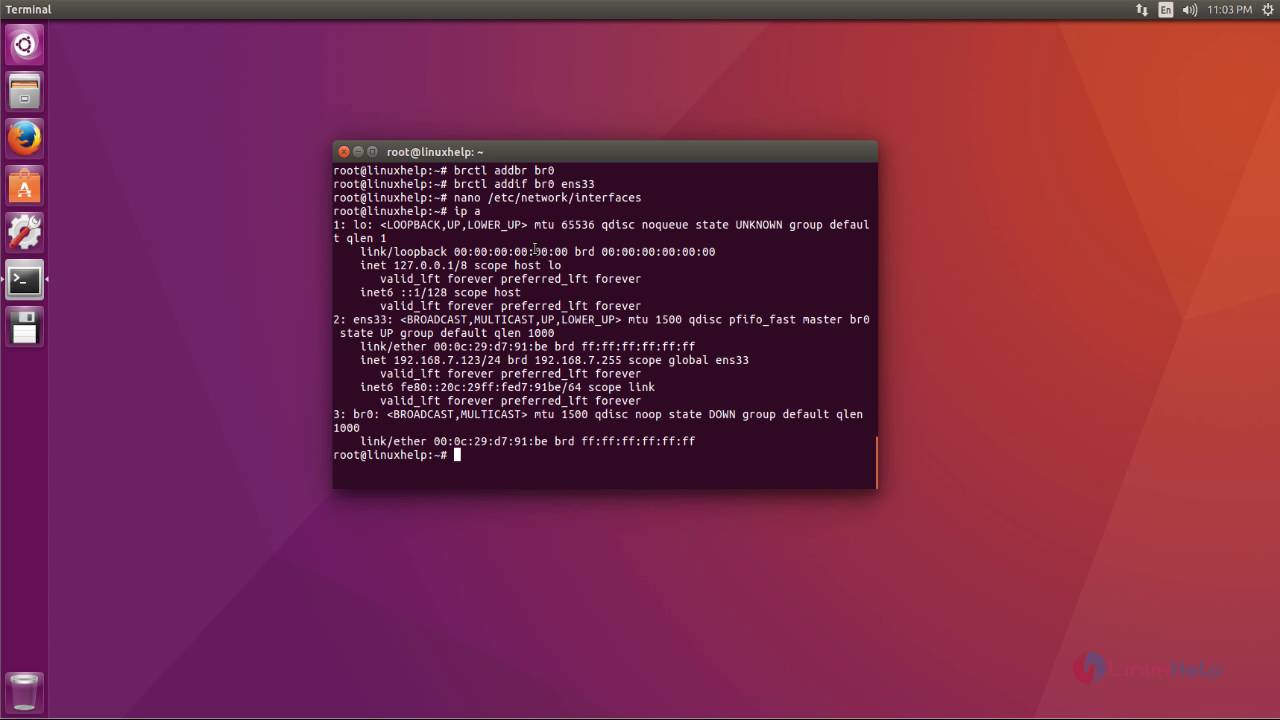 How to create and manage Bridge Interface in Ubuntu