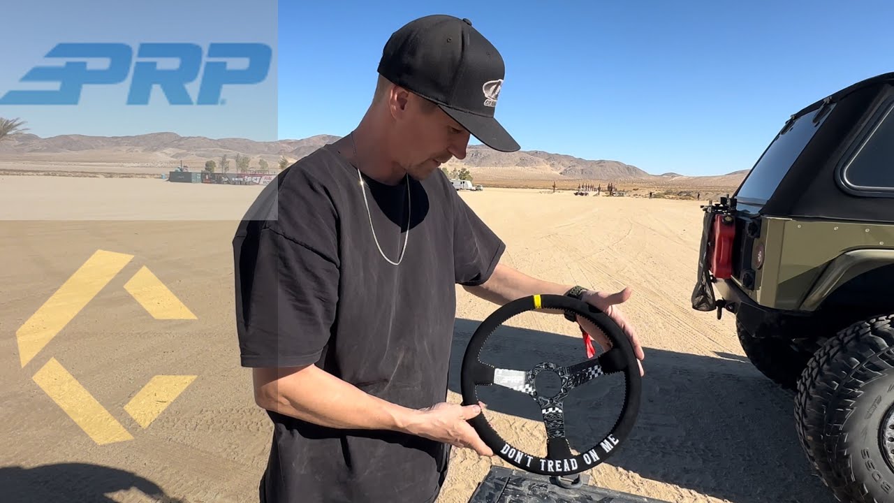 Installing a PRP steering wheel and NRG quick release on a Jeep JK